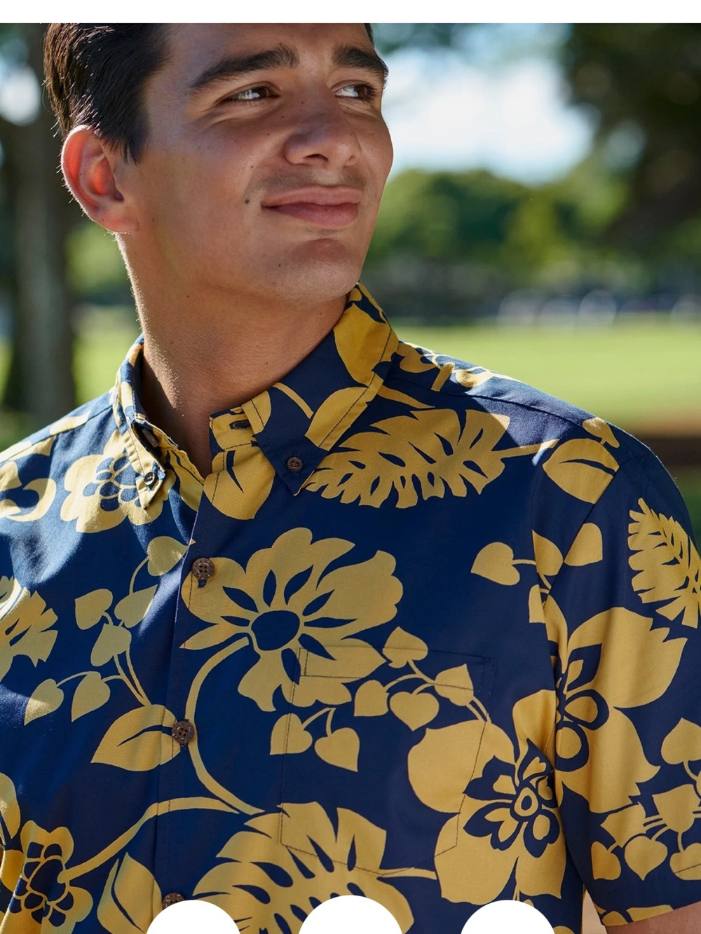 HTF Vintage KAHALA 1936 Mens Hawaiian Shirt XL Blue Floral Aloha Leaves Tropical